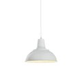 Lámpara colgante campana metálica blanca Ø31cm - IX9024