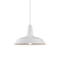 Lámpara colgante campana metálica blanca Ø36cm - IX9025