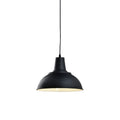 Lámpara colgante campana metálica negra Ø31cm - IX9022