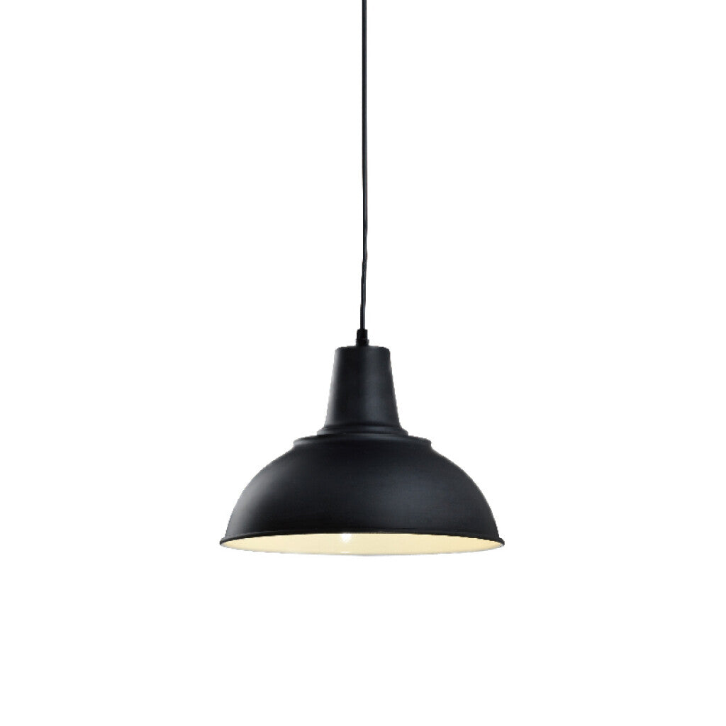 Lámpara colgante campana metálica negra Ø31cm - IX9022