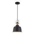 Lámpara colgante campana negro E27 22x30cm - BM2059X