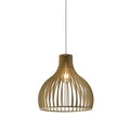 Lámpara colgante campana varillas de madera Ø35cm - IX9134