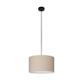 Lámpara colgante cilíndrica de tela E27 FENIGLIA - EG4334