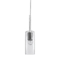 Lámpara colgante cilindro vidrio transparente Ø8cm - IX9120