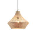 Lámpara colgante de bambú tejida 1xE27 Ø490x400mm - IX9510