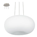 Lámpara colgante de vidrio blanco opal OPTICA - EG0284
