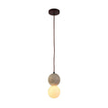 Lámpara colgante globo G9 Ø100mm vidrio opal - IX9570