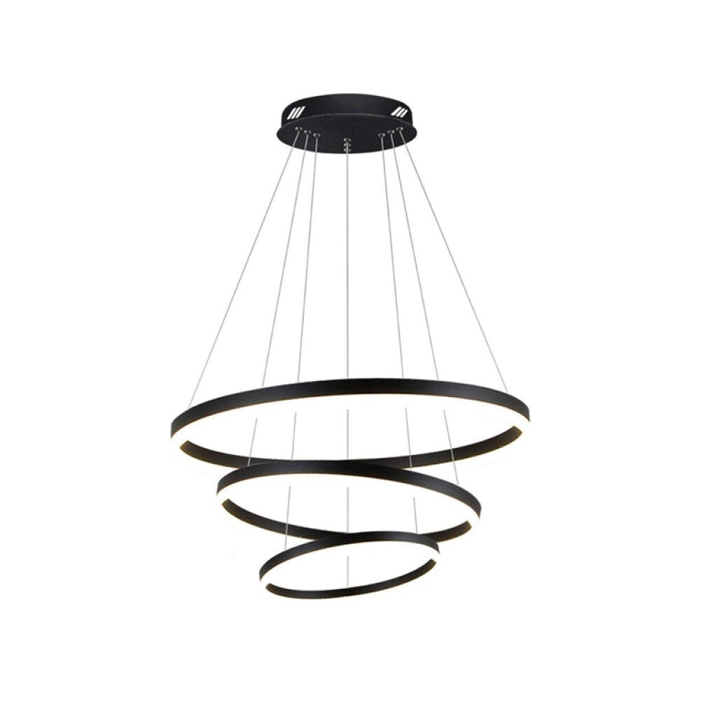 Lámpara colgante LED 90W 3 aros luz hacia adentro - IX4592