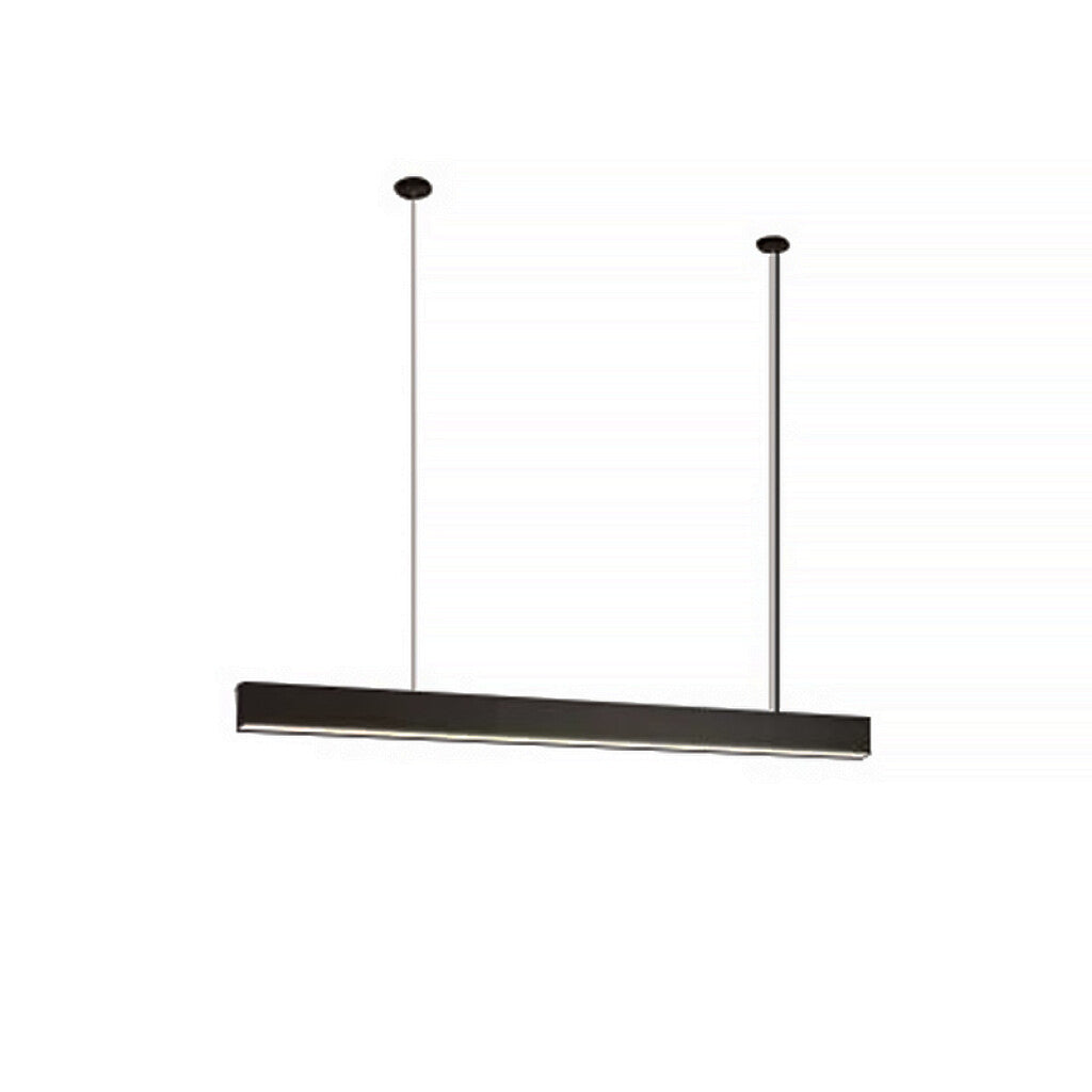 Lámpara colgante LED rectangular negra cálida 120° - IX4604