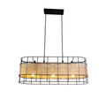 Lámpara colgante madera apaisada 3xE27 710x230mm - IX9540