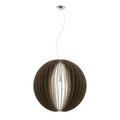 Lámpara colgante madera marrón oscuro Ø70 COSSANO - EG3140
