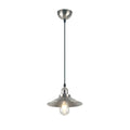 Lámpara colgante metal níquel industrial Ø22cm - IX9031