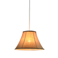 Lámpara colgante pantalla de tela beige Ø40cm - IX9123X