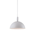 Lámpara colgante tipo campana metal blanco Ø35cm - IX9002