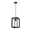 Lámpara colgante tipo farol metal negro 1xE27 - IX9127