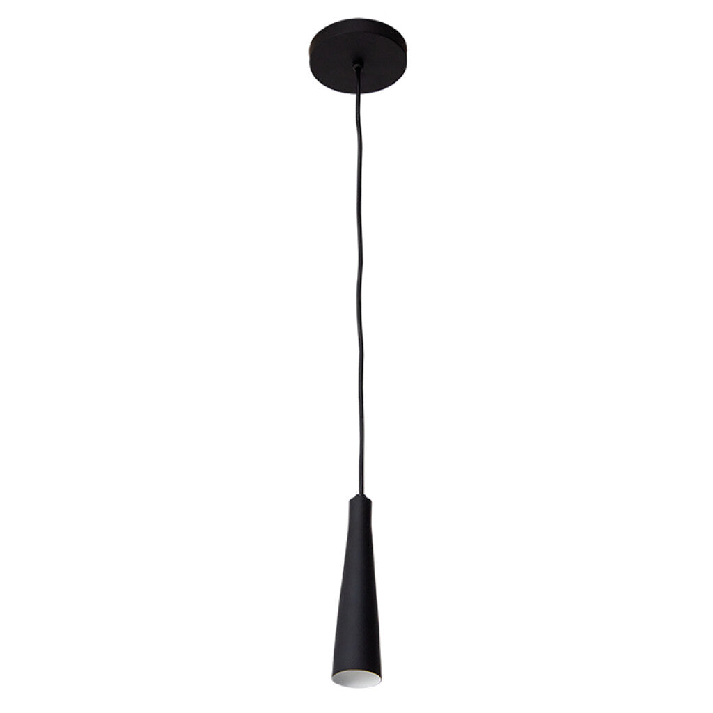 Lámpara colgante Tube negro G9 cable ajust. 100cm - BM2060