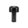 Lámpara de mesa hongo inalámbrica negro USB cálida - AI9860
