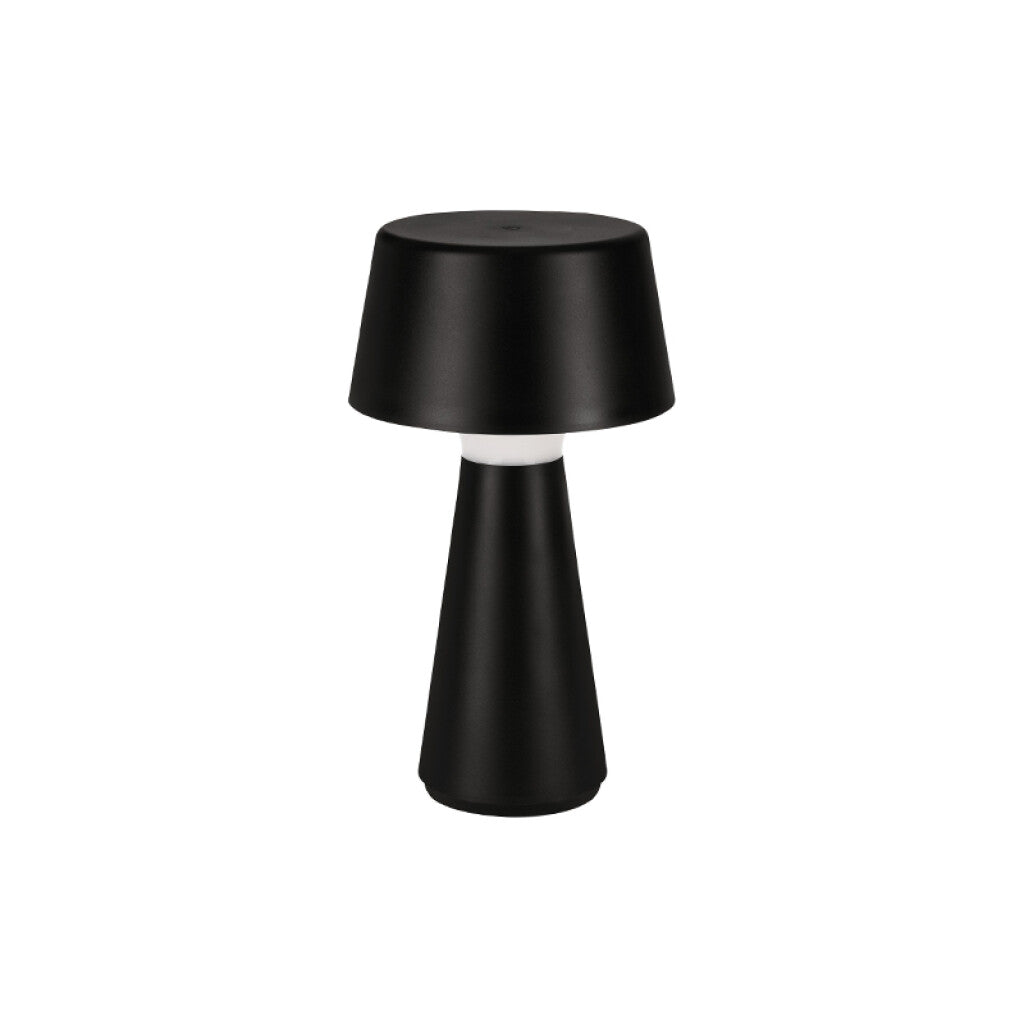 Lámpara de mesa inalámbrica negra IP44 CCT HUESA - EG2400