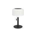 Lámpara de mesa negro-blanco solar RGBWW IP54 - EG3690