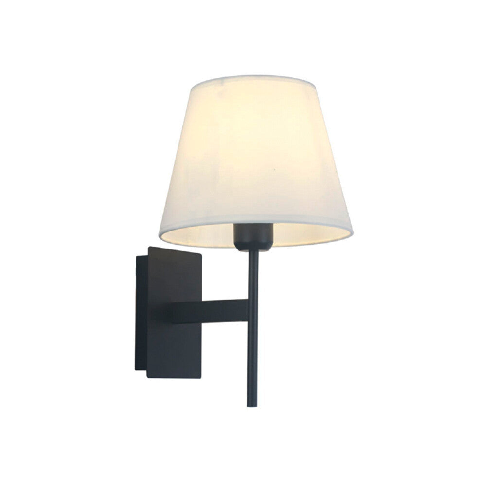 Lámpara de pared c/ pantalla de tela E27 Ø22X30cm - IX9260