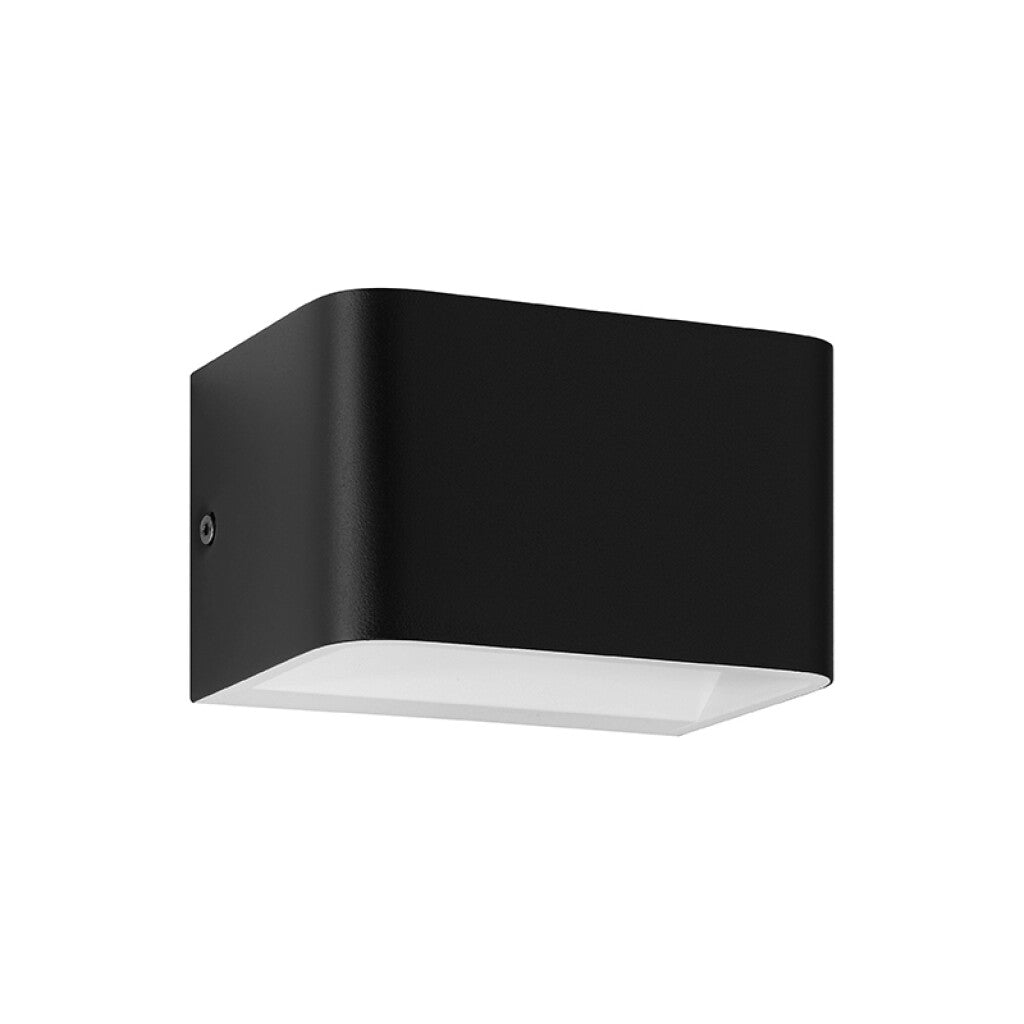 Lámpara de pared LED 6W aluminio negro SANIA4 - EG1179