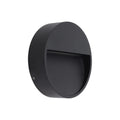 Lámpara de pared LED red. IP65 negro 6W cálida 90° - IX4828