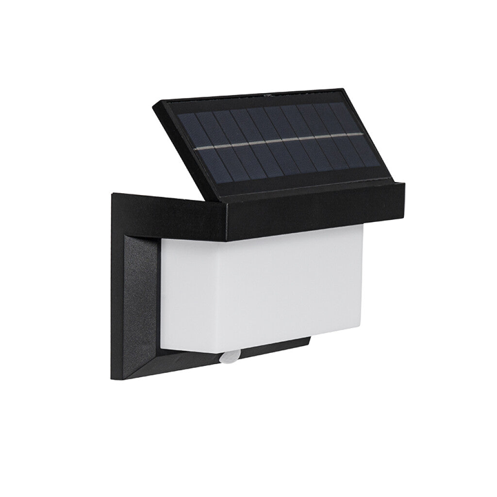 Lámpara de pared solar rectang. IP44 dim UTRERA - EG3860