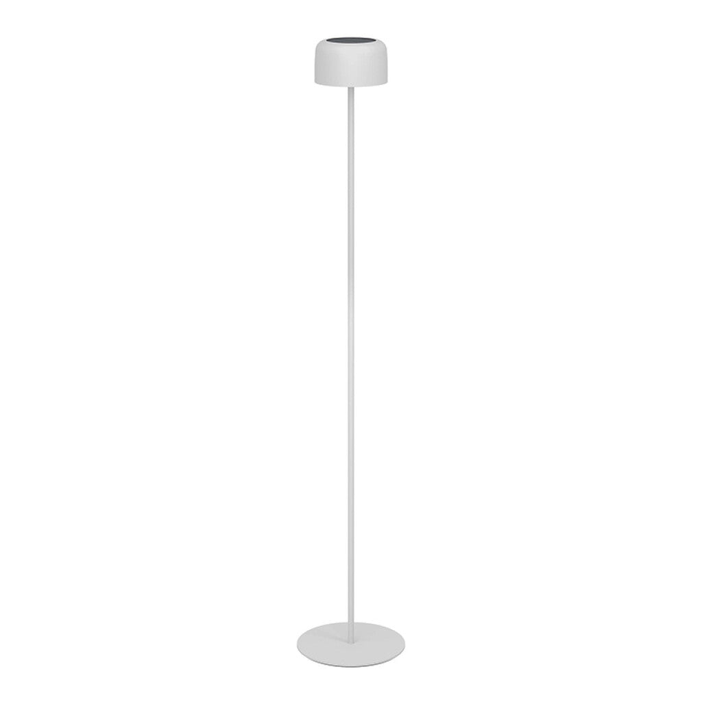 Lámpara de pie blanco solar-USB 2,8W cálido IP44 - EG3678
