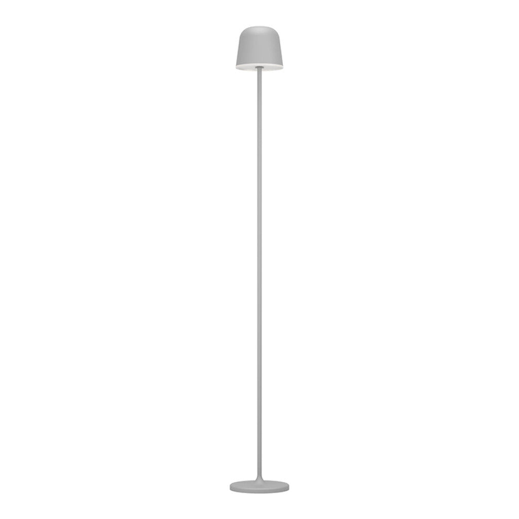 Lámpara de pie LED inalámbrica 1400mm gris IP54 - EG1082