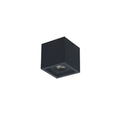 Lámpara de techo 1 mod cuadrado negro GU10 10x10cm - IX9320