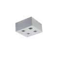Lámpara de techo cuadrada blanca 4xGU10 20x20x10cm - IX9338