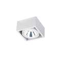 Lámpara de techo prisma cuadrado blanco AR111 - IX9380