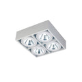 Lámpara de techo prisma rectangular blanco 4xAR111 - IX9386