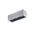 Lámpara de techo rectangular blanco y negro 3xGU10 - IX9334
