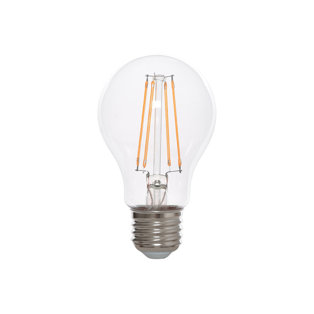 Lámpara LED bulbo transp E27 7W cálida dimerizable - IX1850