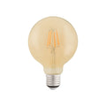 Lámpara LED G125 globo ámbar E27 4W 280Lm cálida -TRAMONTINA - TE3160