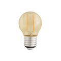 Lámpara LED G45 gota ámbar E27 4W 280Lm cálida -TRAMONTINA - TE3126