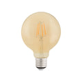 Lámpara LED G95 globo ámbar E27 4W 280Lm cálida -TRAMONTINA - TE3150