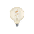 Lámpara LED globo ámbar G125 E27 4W cálida 270Lm - EG5322