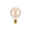 Lámpara LED globo ámbar G95 E27 4W cálida 350Lm - EG5302