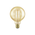 Lámpara LED globo ámbar G95 E27 4W cálida dimm - EG5304