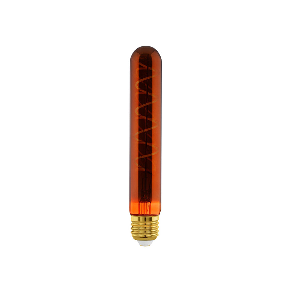 Lámpara LED tubo spiral cobre E27 4W cálida dim 30Lm - EG5368