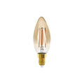 Lámpara LED vela ámbar E14 4W cálida 300Lm dimm - EG5202