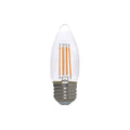 Lámpara LED vela E27 4,5W 470Lm luz cálida - IX1884