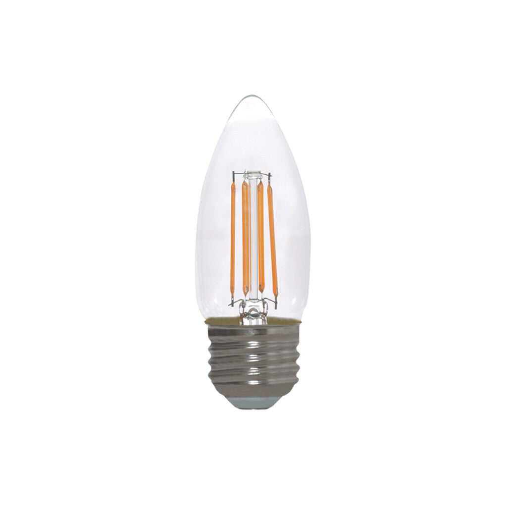 Lámpara LED vela E27 4,5W 470Lm luz cálida - IX1884