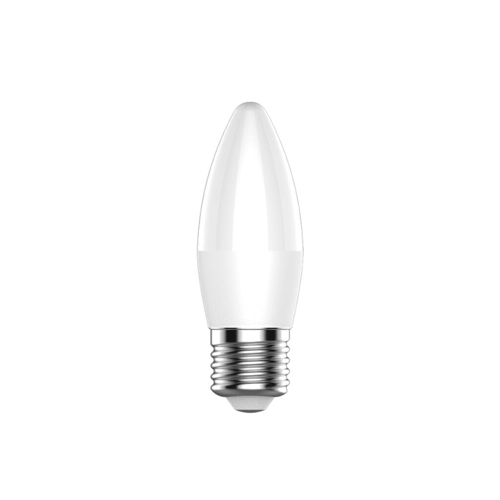 Lámpara LED vela opal E27 4,5W 470Lm luz cálida - IX1136