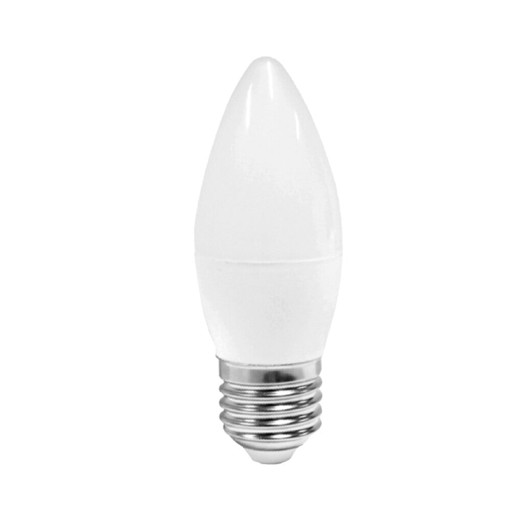 Lámpara LED vela opal E27 5W 400Lm luz fría - IX1063
