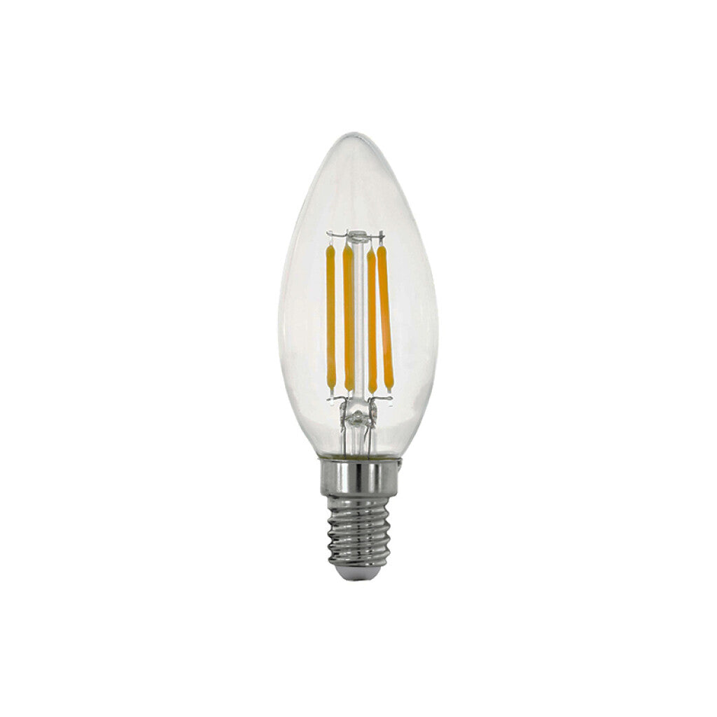 Lámpara LED vela transp. C35 7W E14 cálida 806Lm - EG5210