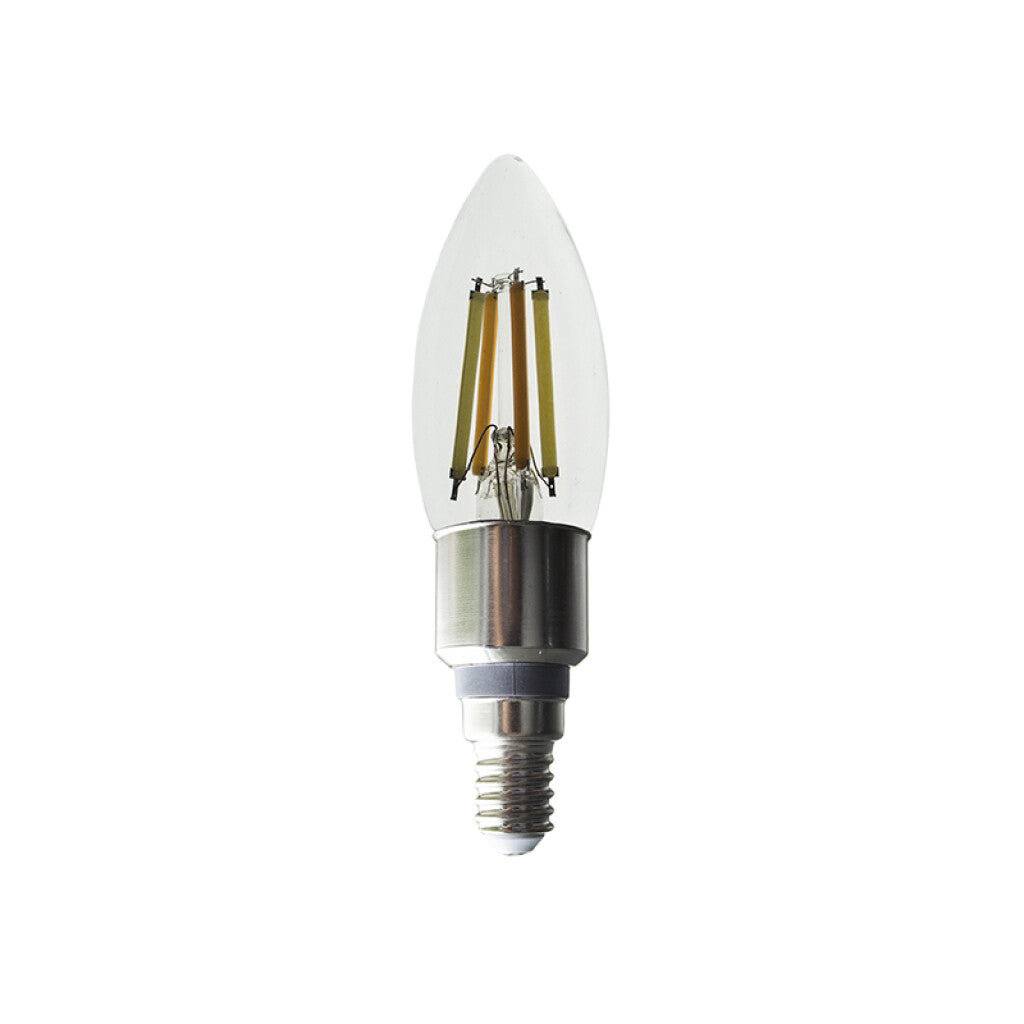 Lámpara LED vela transparente WIFI 4W E14 - IX6015