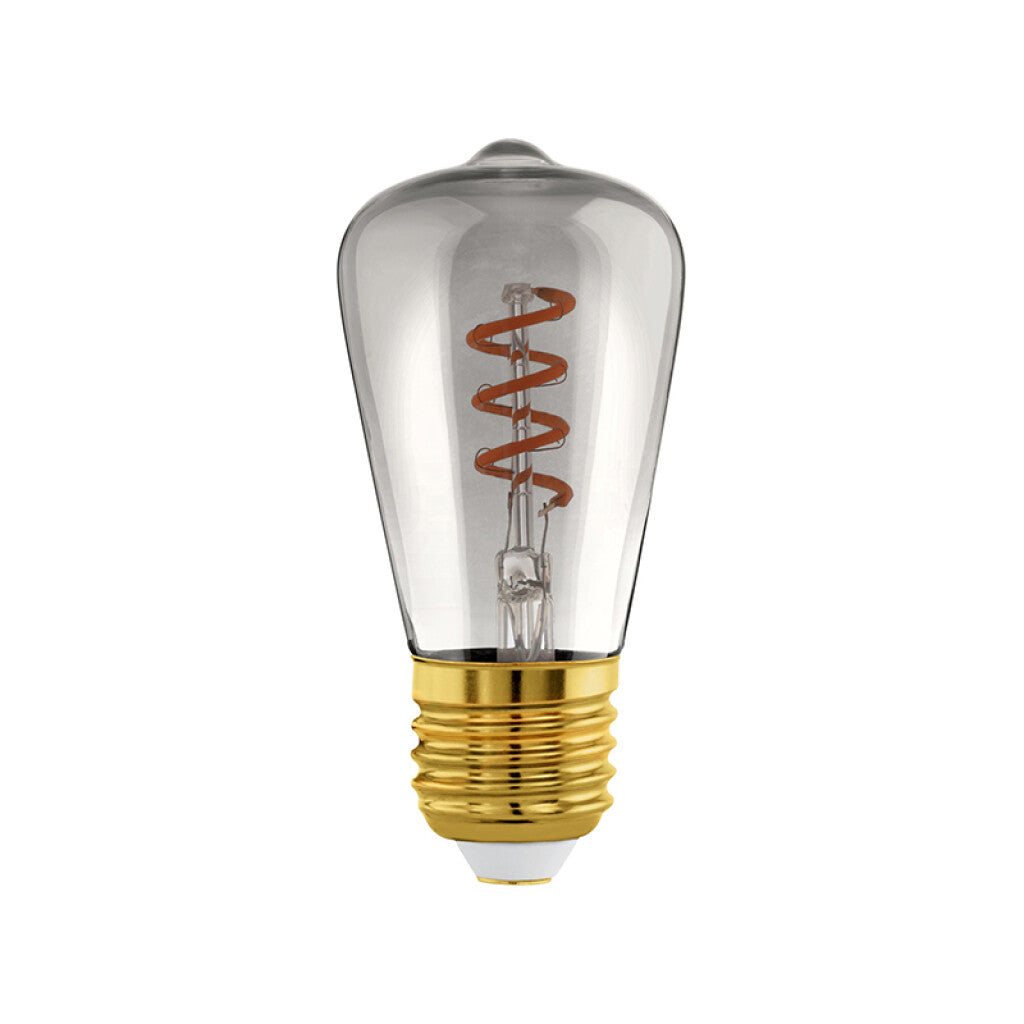 Lámpara LED velón fumé E27 4W 2000K 100LM - EG5344